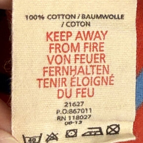 Mini Boden Orange & Blue Striped Long Sleeve Shirt, 7-8Y - Picture 7 of 7